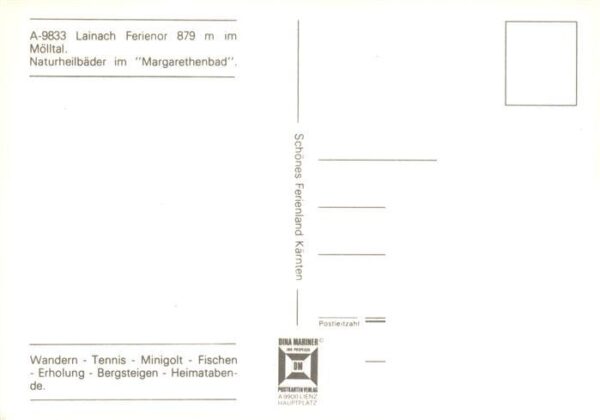 Lainach Rangersdorf Kaernten AT Panorama Blick ins Tal – Bild 2