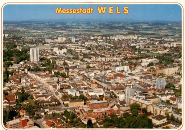 Wels Oberoesterreich AT Panorama Messestadt
