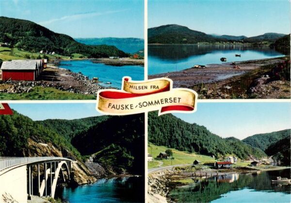 Fauske Norge Panorama Bruecke