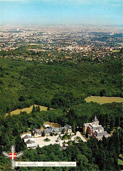 Lainzer Tiergarten Hermesvilla Innsbruck Tirol AT Fliegeraufnahme