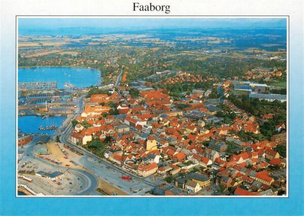 Faaborg Faborg DK Fliegeraufnahme
