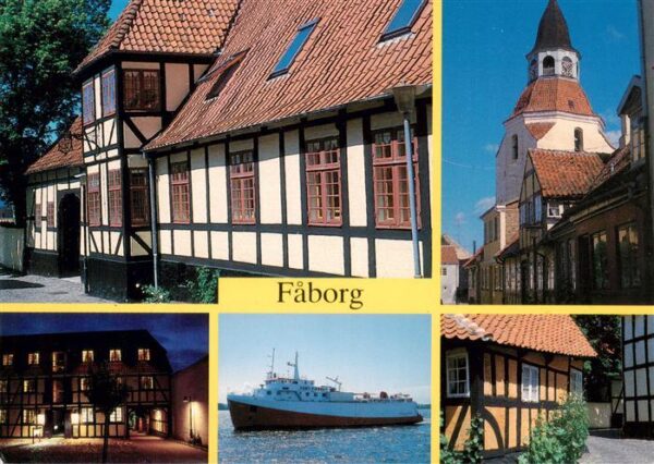 Faborg Faaborg DK Motive Stadtzentrum Faehre