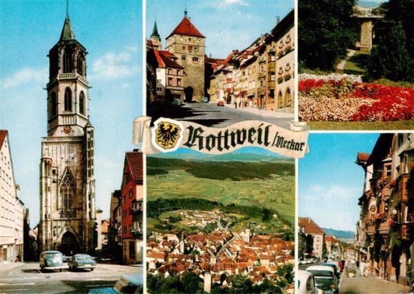 Rottweil Neckar Motive Stadtzentrum Kirche Stadttor Park Luftaufnahme