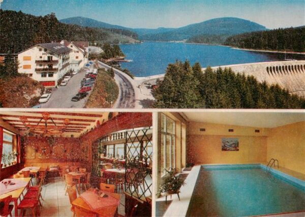 Schwarzenbachtalsperre Panorama Hotel Restaurant Hallenbad