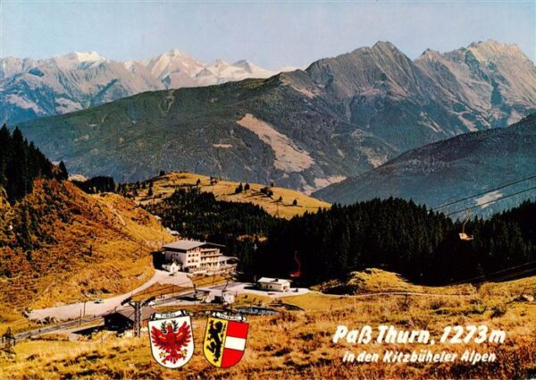 Mittersill Oberpinzgau AT Hotel Restaurant Pass Thurn Blick gegen die Hohen Taue