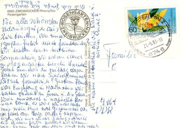 Zweibruecken Pfalz Rosengarten Fontaene – Bild 2