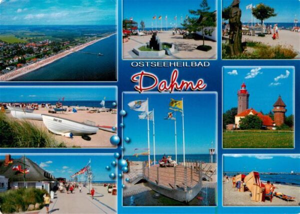 Dahme  Ostseebad Holstein Luftaufnahme Promenade Leuchtturm Strand