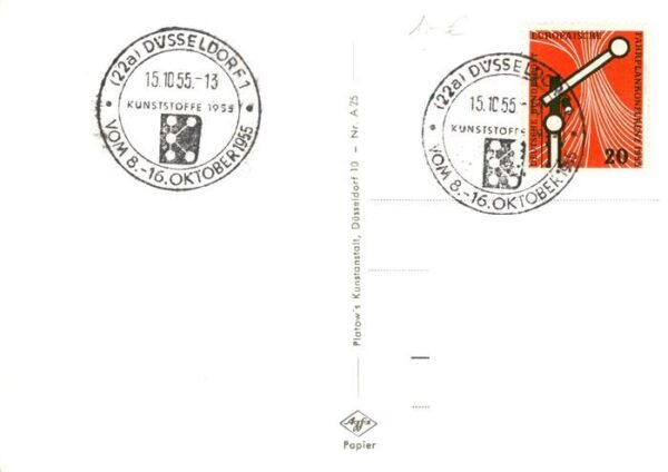 Duesseldorf Ehrenhof Aluminium-Bruecke Europa-Halle Ausstellungshallen am Rhein – Bild 2