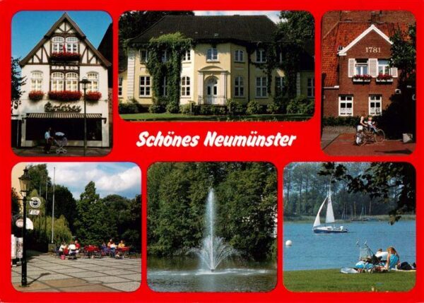 Neumuenster  Schleswig-Holstein Motive Altstadt Schloss Park Fontaene