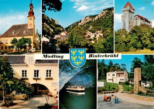 Moedling Niederoesterreich AT Rathaus Hinterbruehl Burg Liechtenstein Hoeldrichs