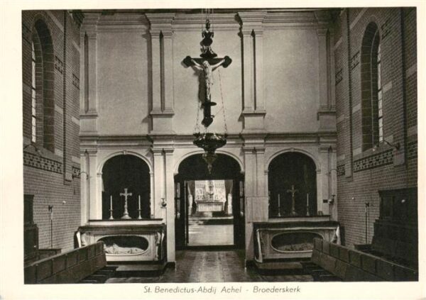 Achel Belgie St. Benedictus-Abdij Broederskerk Innenansicht