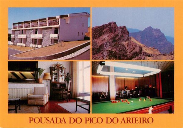 Madeira  Portugal Pousada do Pico do Arieiro Berghotel Billard