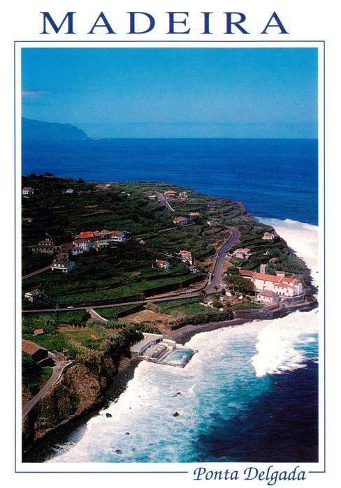 Ponta Delgada Madeira PT Vista parcial aéreo