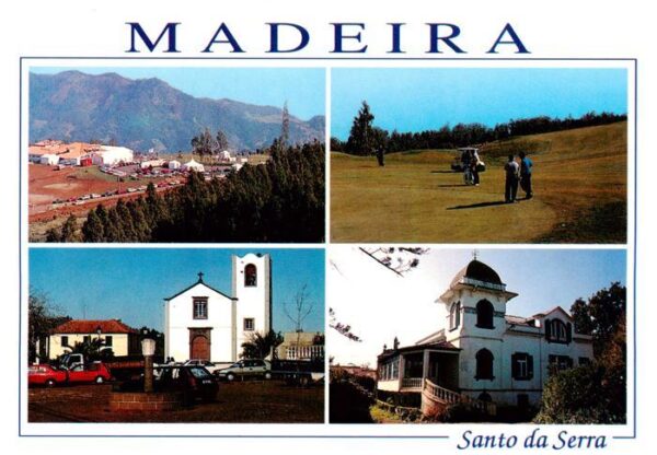 Santo da Serra Madeira Portugal Teilansichten Kirche Hotel Golfplatz