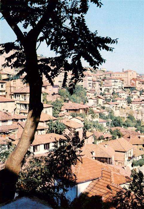 Veliko Tirnovo Weliko Tarnowo BG Blick ueber die Stadt