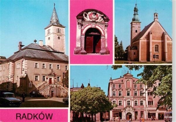 Radkow Wuenschelburg PL Rathaus Portal Kirche Marktplatz