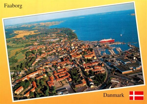 Faaborg Faborg DK Fliegeraufnahme