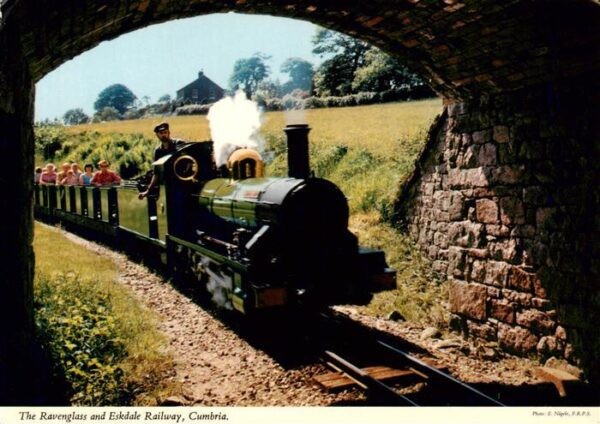 Cumbria UK The Ravenglass and Eskdale Railway Dampflokomotive