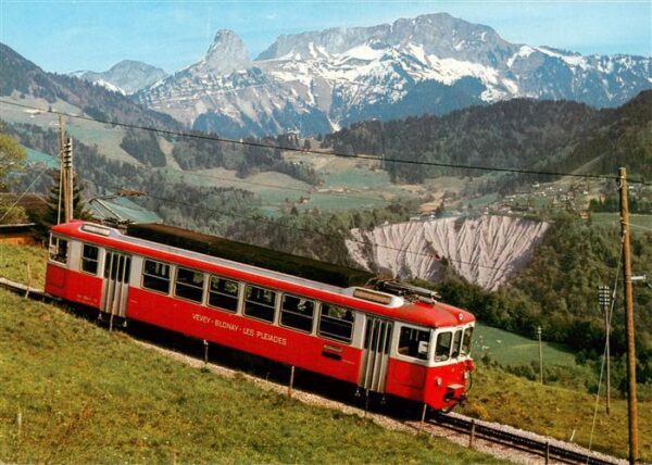Eisenbahn Railway Chemin de Fer Chemins de fer Electriques Veveysans Zahnradtrie