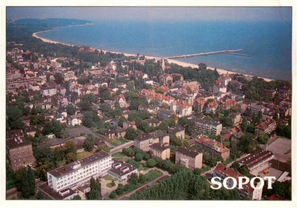 Sopot Zoppot PL Fliegeraufnahme