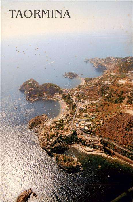 Taormina Sicilia IT Fliegeraufnahme