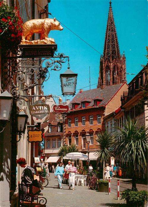 Freiburg Breisgau Oberlinden Stadtzentrum Altstadt