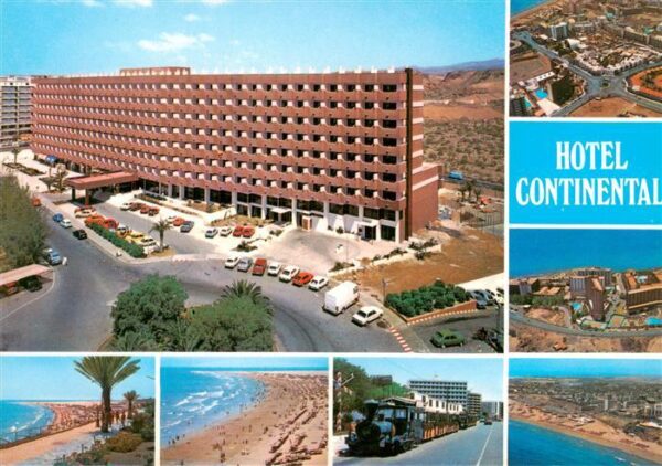 Playa del Ingles Gran Canaria ES Hotel Continental Strand Promenade Touristenbah