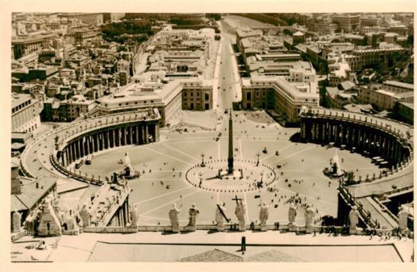 Vaticano Vatikan Vatikanstadt Blick auf den Markusplatz