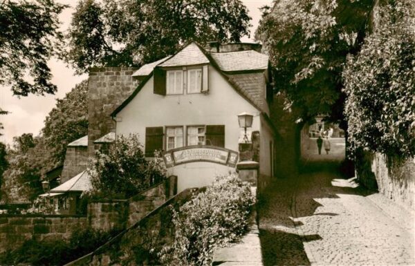 Marburg  Lahn Schlossgaststaetten Bueckingsgarten und Judicierhaus
