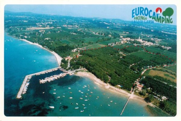Pacengo sul Garda Lazise IT Eurocamping Lago di Garda veduta aerea