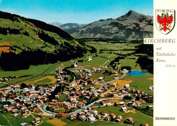 Kirchberg Tirol AT Panorama Blick gegen Kitzbueheler Horn Alpen