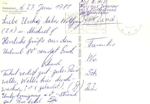 Slettestrand DK Fliegeraufnahme – Bild 2