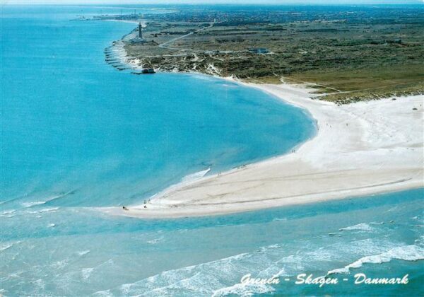 Grenen Skagen DK Fliegeraufnahme