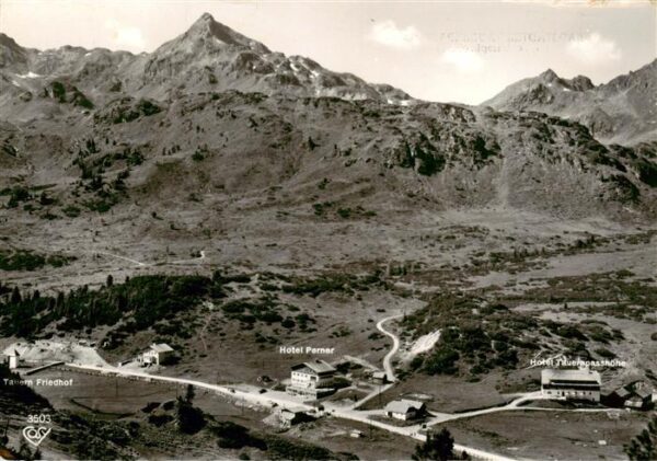 Radstaedter-Tauern Radstadt AT Tauernpass mit Seekarspitze Berghotels