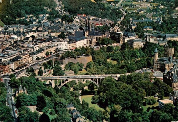 Luxembourg  Luxemburg Vue aérienne