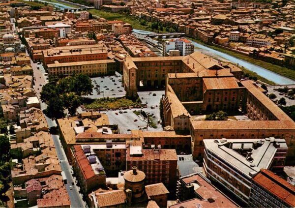 Parma Emilia-Romagna IT Veduta aerea della Pilotta e panorama