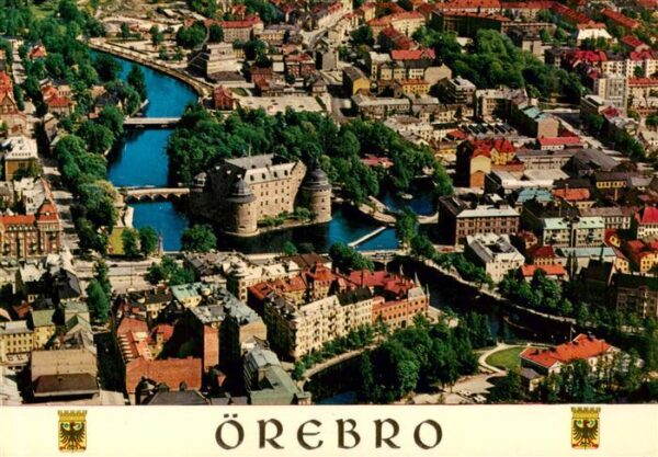 oerebro Sweden Stadtzentrum Schloss