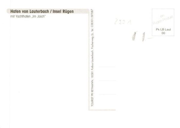Lauterbach Ruegen Hafen mit Yachthafen Im Jaich – Bild 2