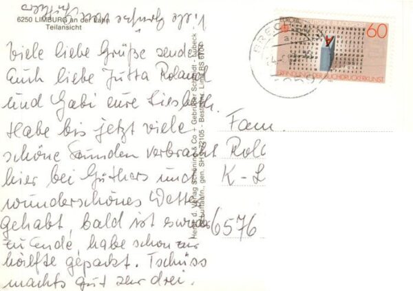 Limburg  Lahn Teilansicht – Bild 2