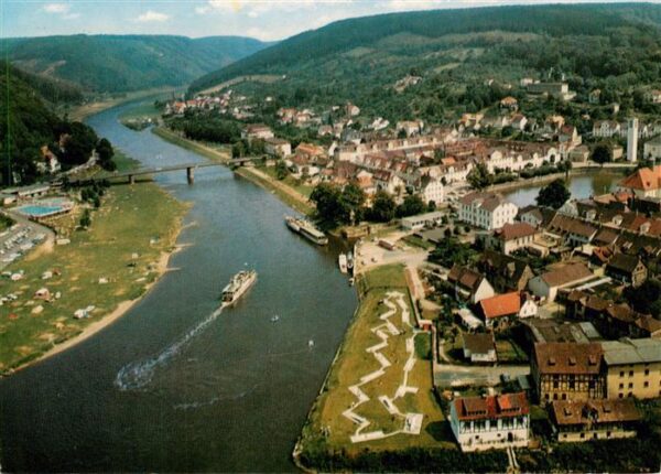 Bad Karlshafen Panorama Blick von den Hessischen Klippen