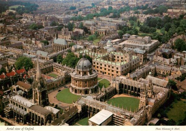 Oxford  Oxfordshire UK Aerial view