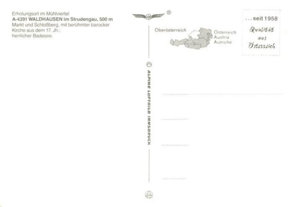 Waldhausen Strudengau Oberoesterreich AT Panorama Schlossberg Barockkirche Bades – Bild 2