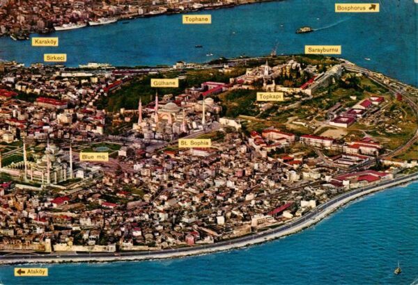 Istanbul Constantinopel TK Blaue Moschee Hagia Sophia Topkapi