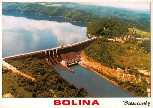 Solina Bieszczady PL Stausee Staudamm