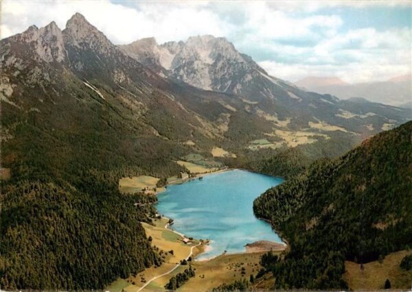 Hintersteinersee Scheffau Tirol AT mit Wilder Kaiser Kaisergebirge