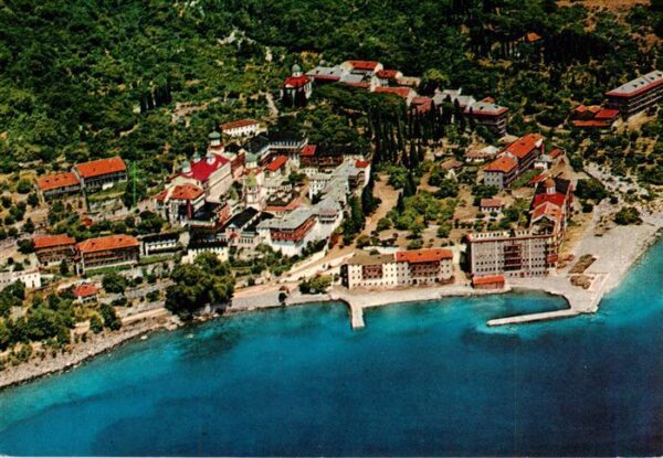 Berg Athos Chalkidiki Makedonien Greece Kloster Panteleimonos
