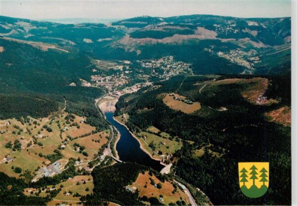 Spindleruv Mlyn Spindelmuehle Riesengebirge CZ Fliegeraufnahme