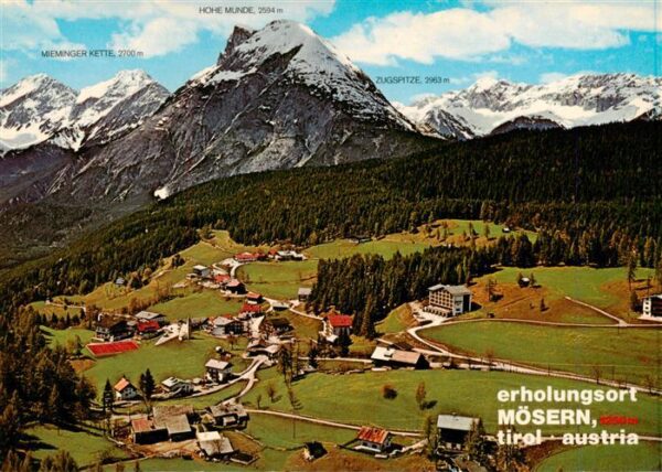 Moesern Seefeld Tirol AT Erholungsort Alpenpanorama
