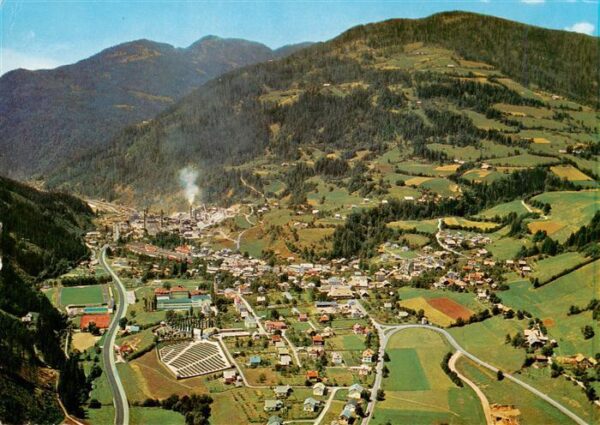 Radenthein Kaernten AT Fliegeraufnahme