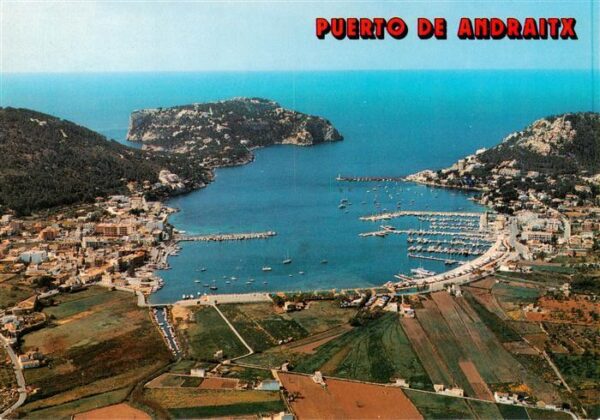 Puerto de Andraitx Mallorca ES Fliegeraufnahme